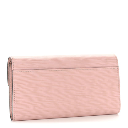 Louis Vuitton Epi Sarah Wallet NM Rose Ballerine 3 of 8
