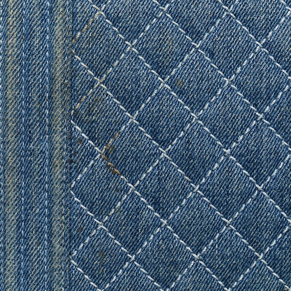Chanel Denim Quilted Large Boy Flap Blue 10 of 11
