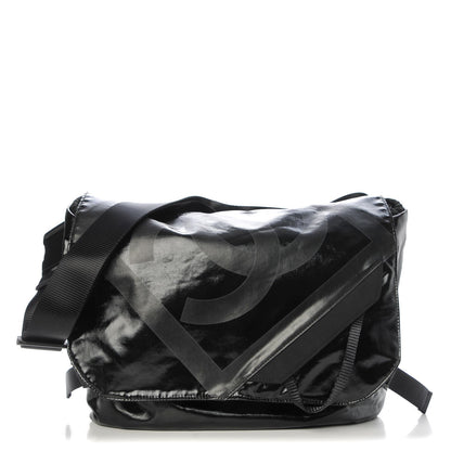 Chanel Coated Canvas Sport Messenger Black 1 of 7