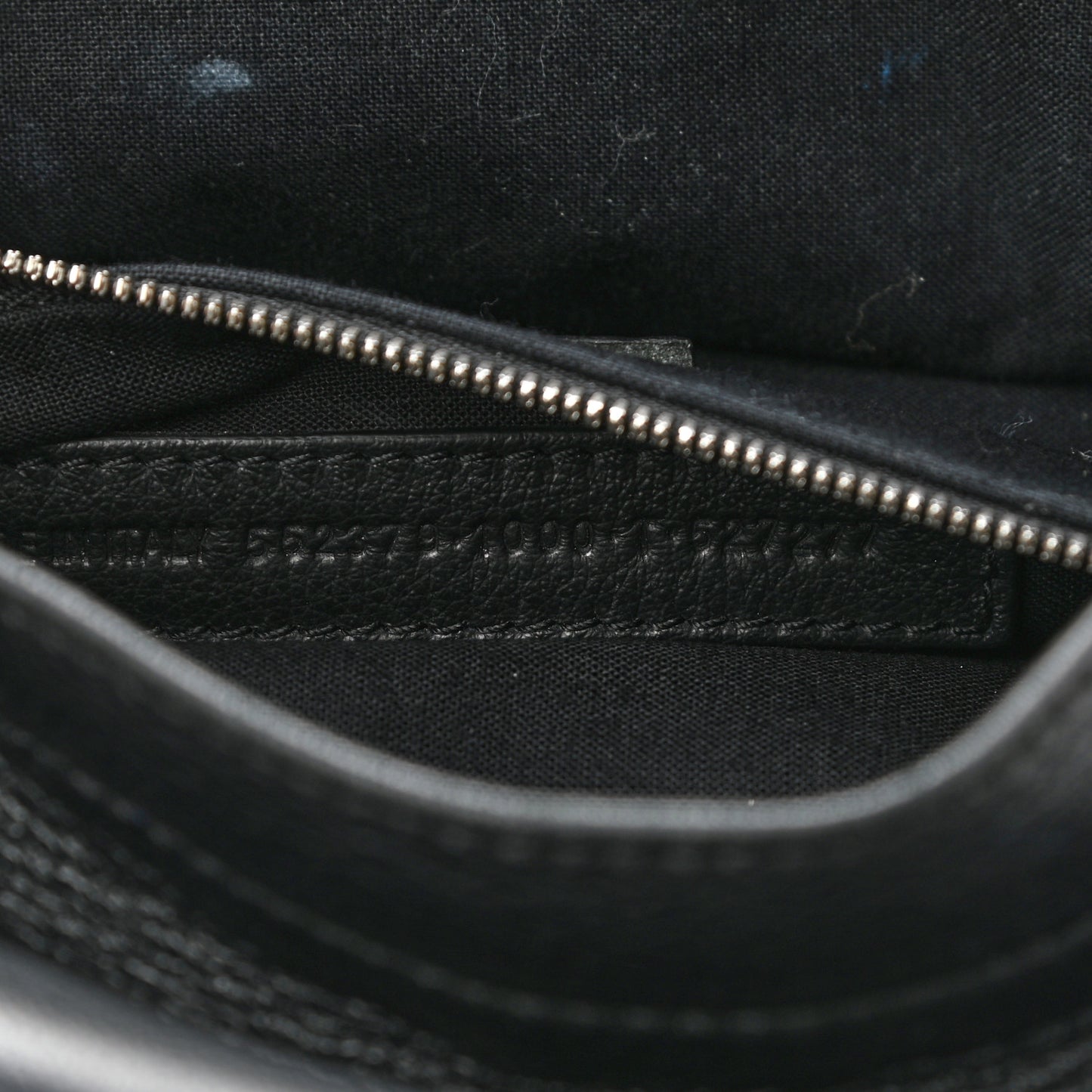 Smooth Calfskin Logo Small Everyday Backpack Black White