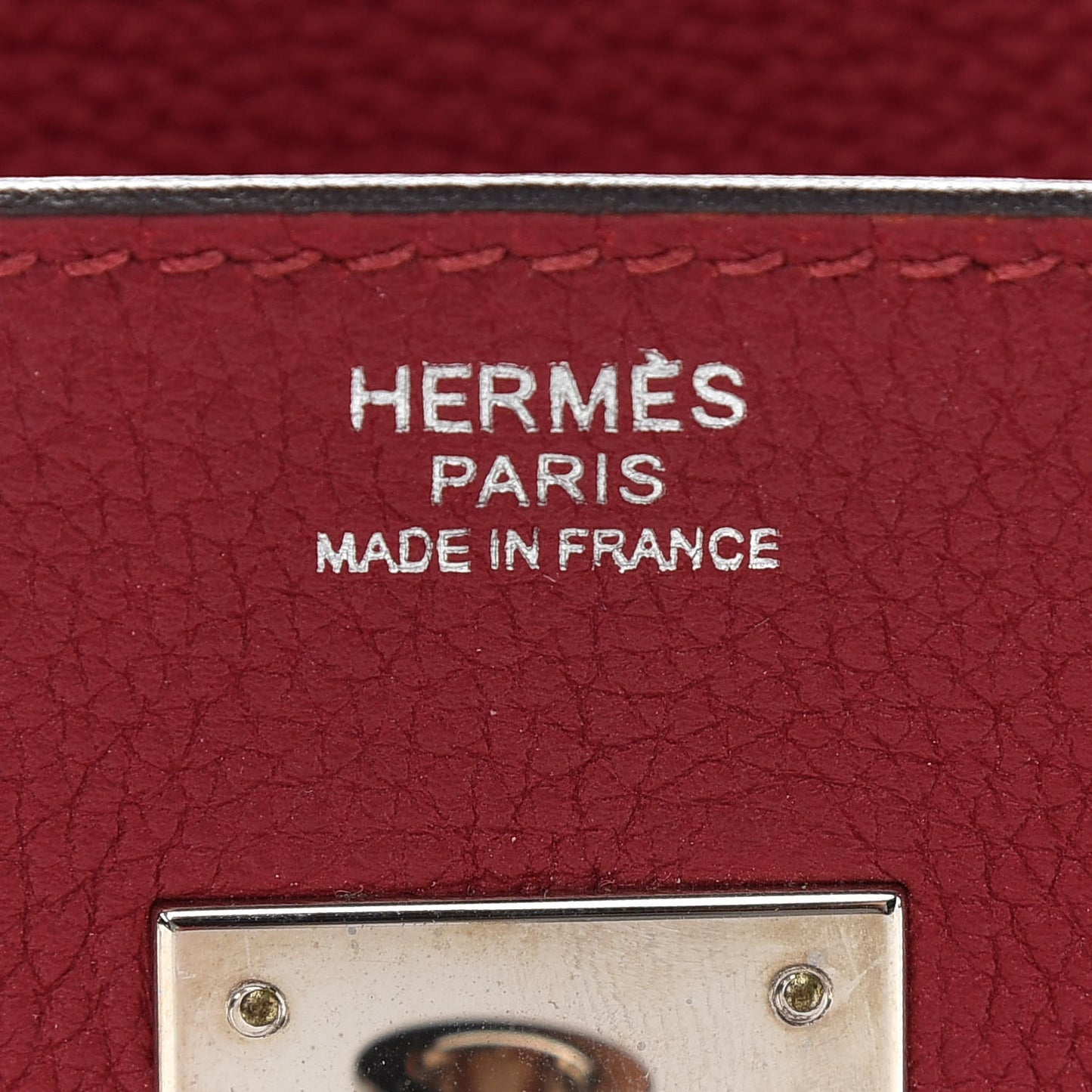 Togo Birkin 30 Rouge Grenat