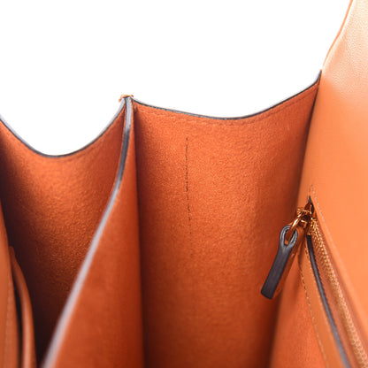 MCM Visetos Medium Patricia Pocket Satchel Cognac 7 of 13