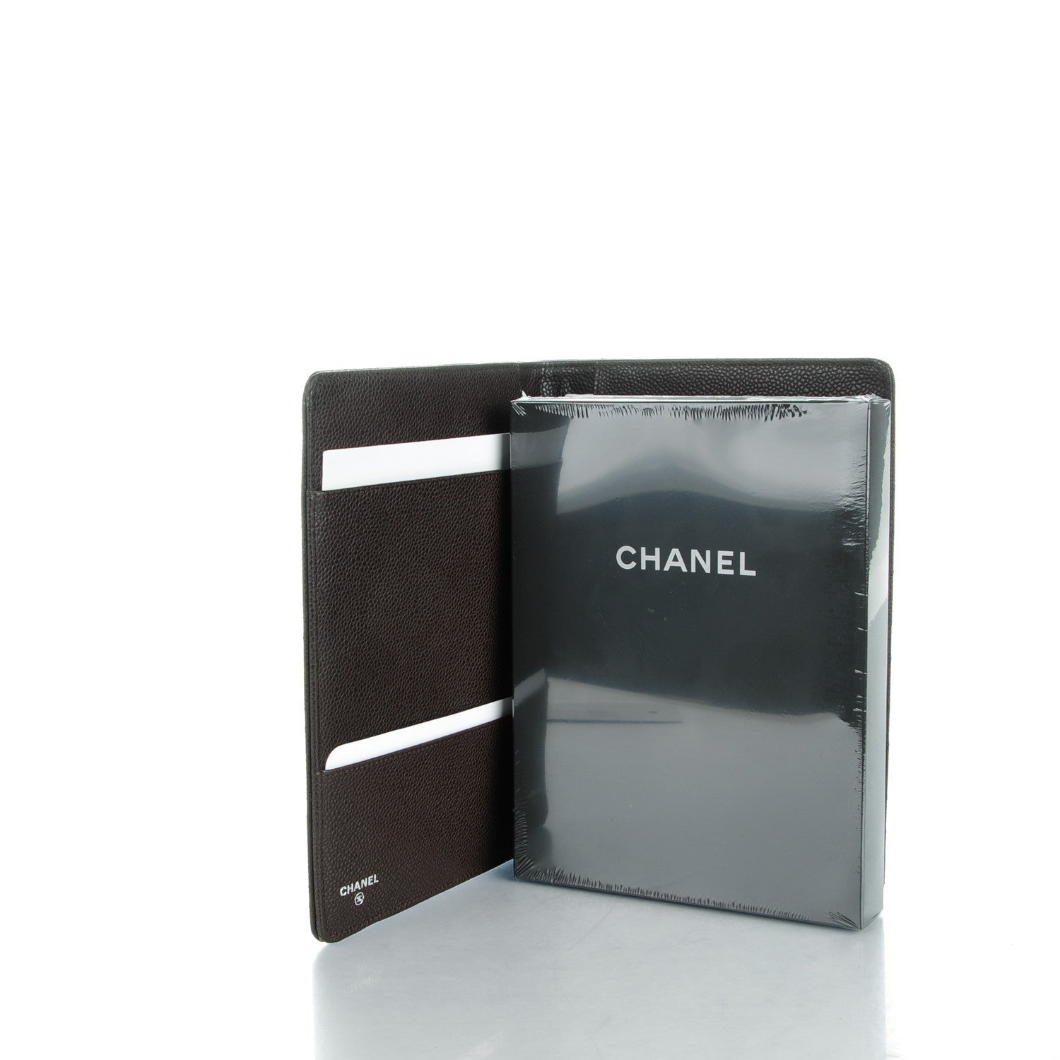 Chanel Caviar Quilted Notebook Dark Brown 5 of 9