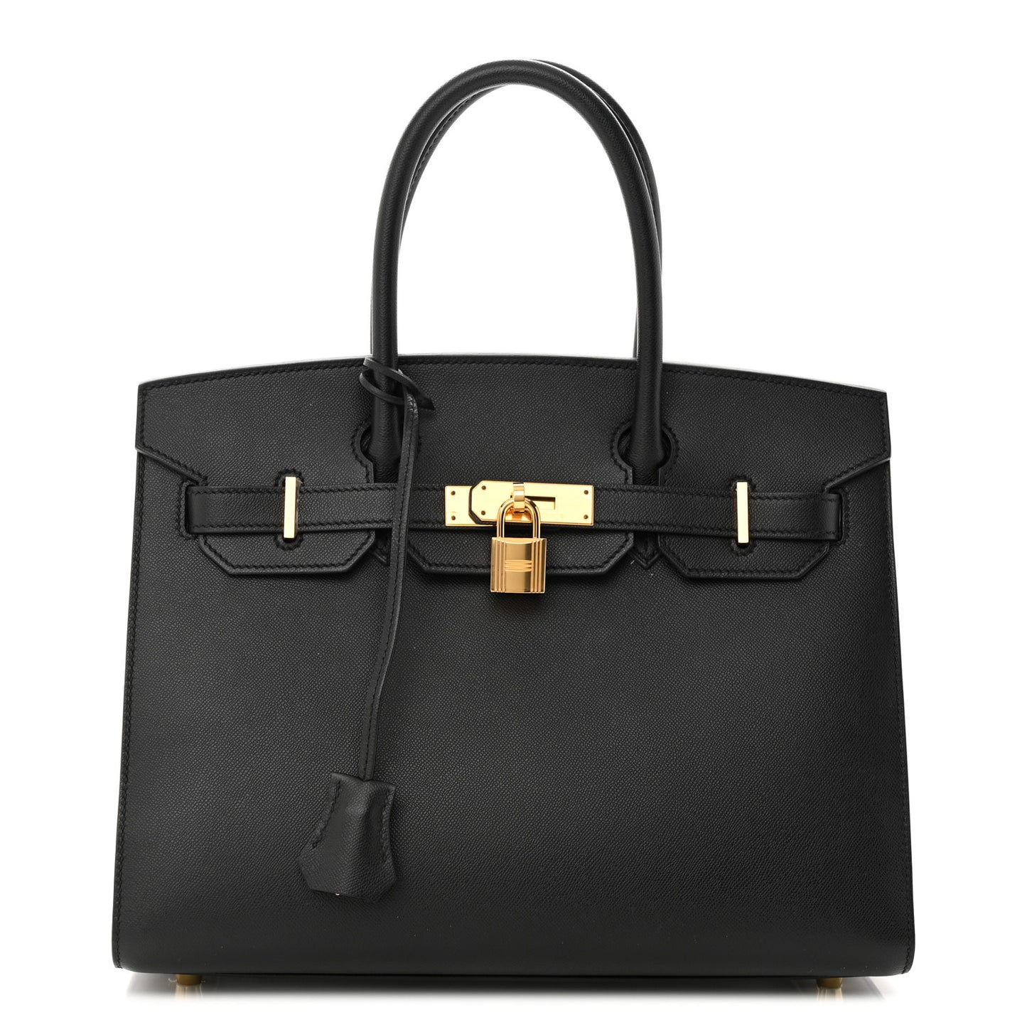Madame Calfskin Birkin Sellier 30 Black