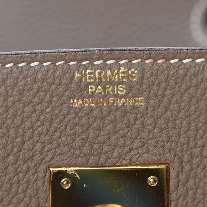 Hermes Togo Birkin 30 Etoupe 21 of 38