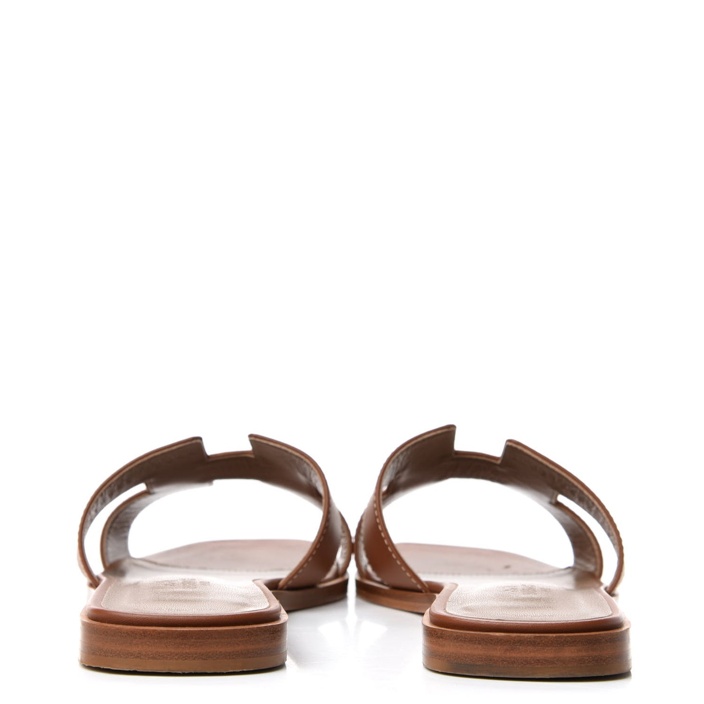 Box Calfskin Oran Sandals 37.5 Gold