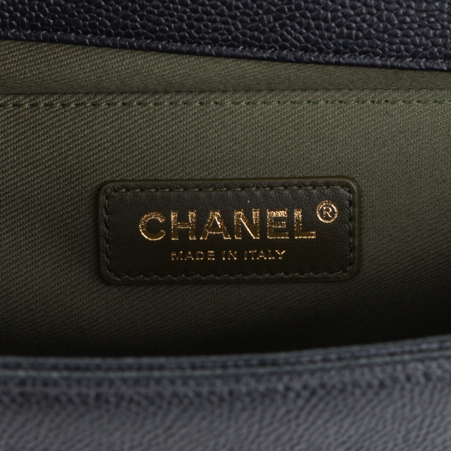 Chanel Caviar Quilted Medium Boy Flap Black 6 of 7