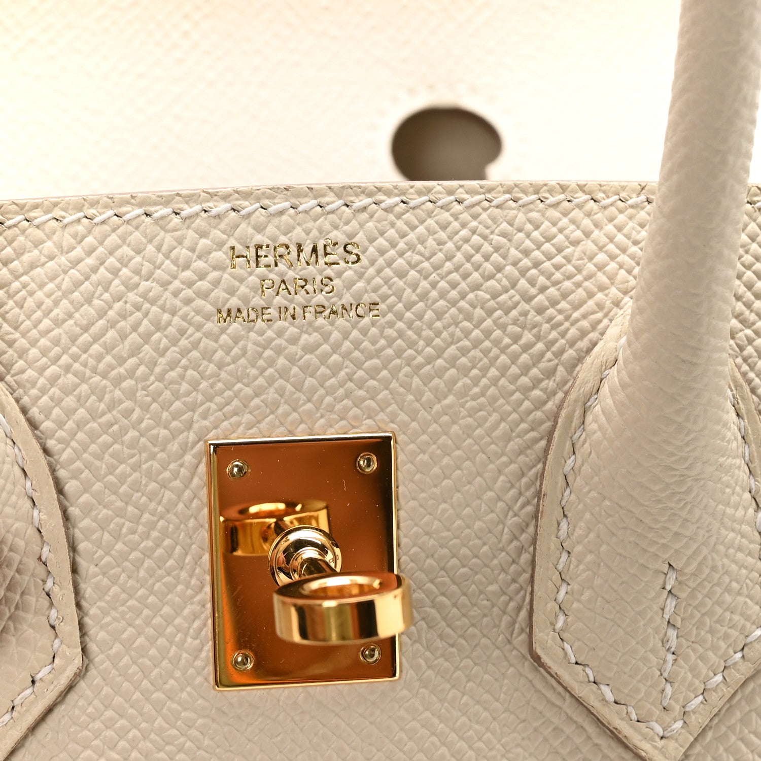 Hermes Epsom Birkin Sellier 25 Craie 5 of 10