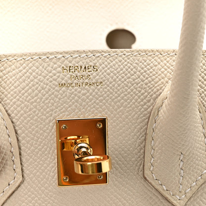 Hermes Epsom Birkin Sellier 25 Craie 5 of 10