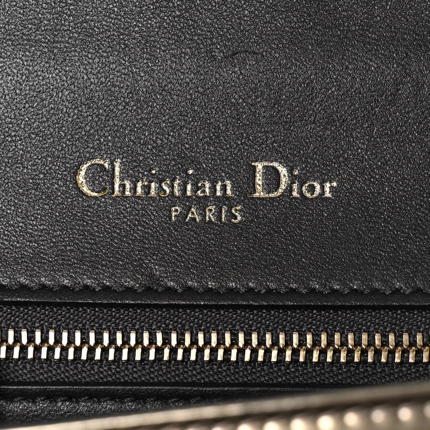 Christian Dior Metallic Patent Micro-Cannage Medium Diorama Flap Bag Gold 6 of 8