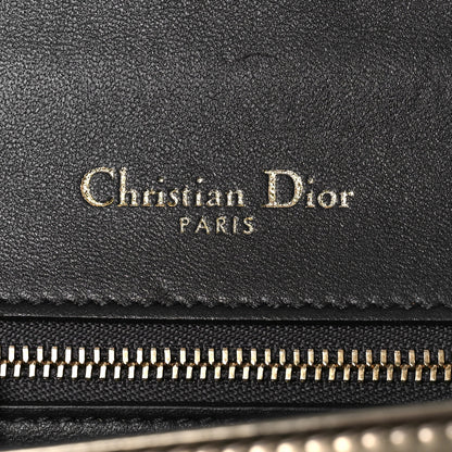 Christian Dior Metallic Patent Micro-Cannage Medium Diorama Flap Bag Gold 6 of 8