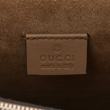 Gucci GG Supreme Monogram Blooms Print Embroidered Small Dionysus Shoulder Bag Blue Taupe 6 of 11