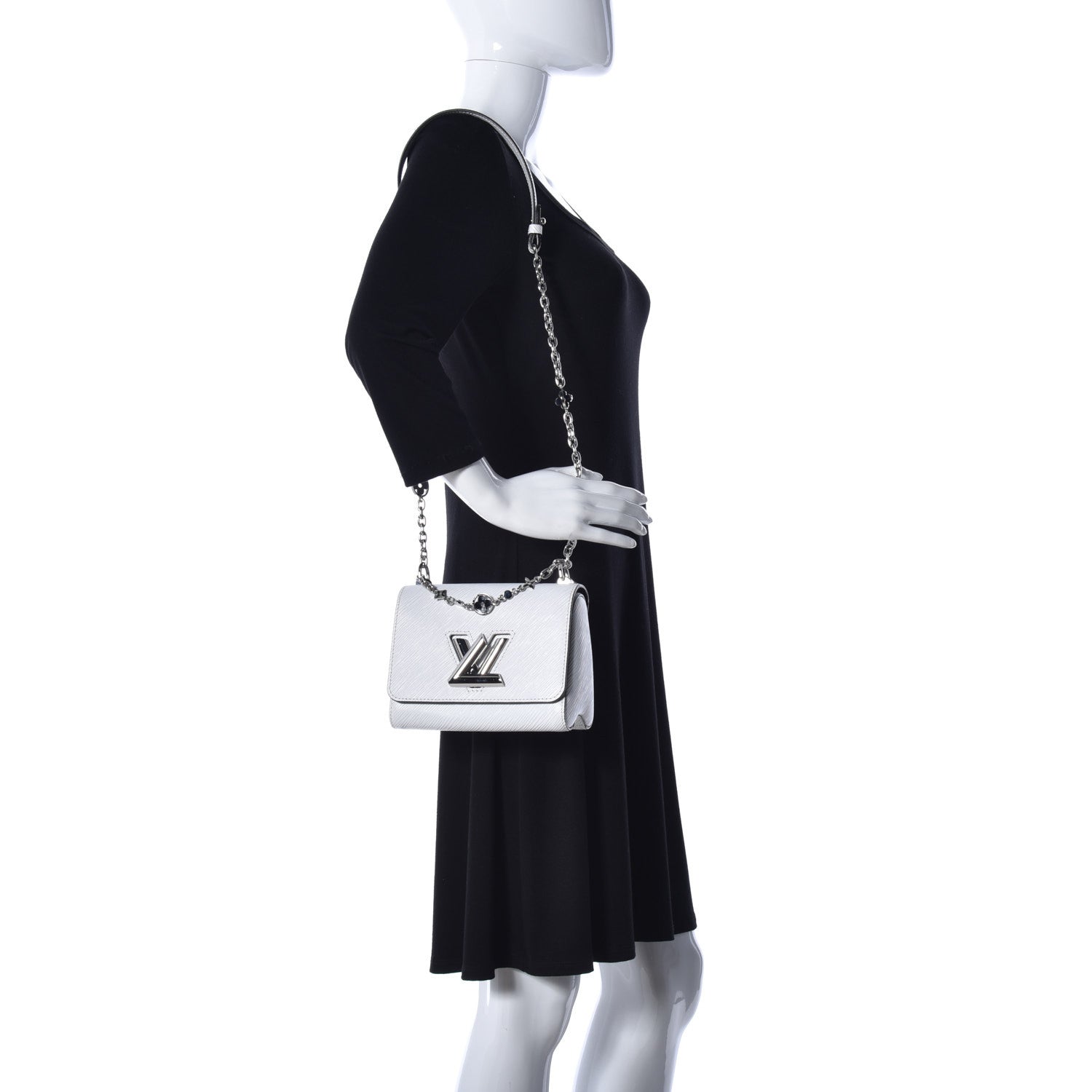 Louis Vuitton Epi Flower Jewels Twist Shoulder Bag PM White 2 of 13
