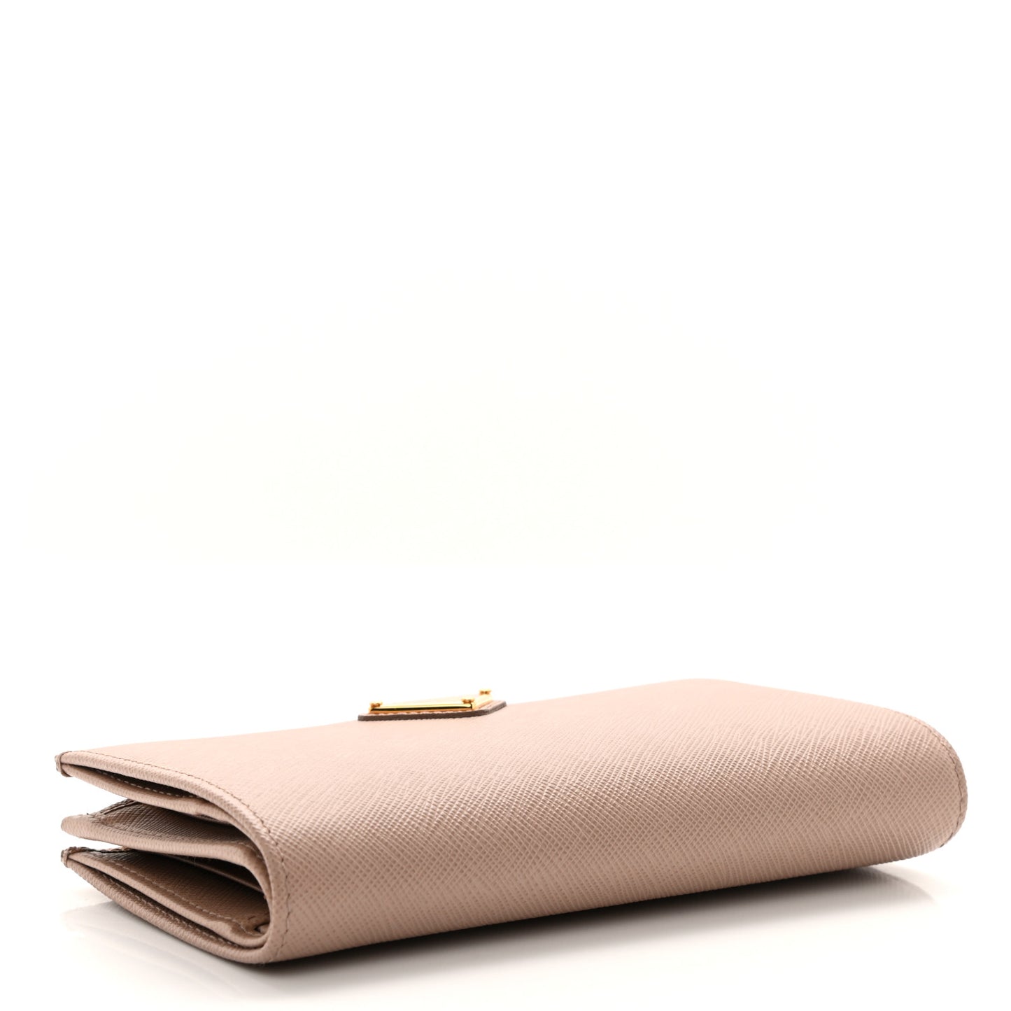 Saffiano Triangle Continental Wallet Cammeo