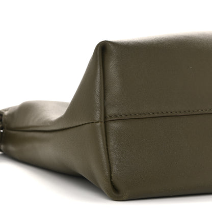 Loewe Mellow Nappa Medium Donut Chain Flamenco Knot Clutch Dark Khaki 9 of 12