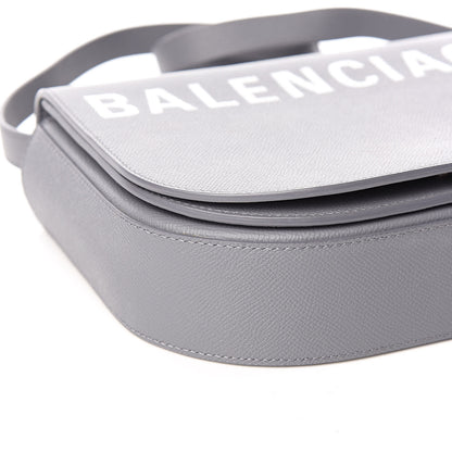 Balenciaga Signature Grained Calfskin Logo S Ville Day Bag Gris Perle Fonce White 9 of 11