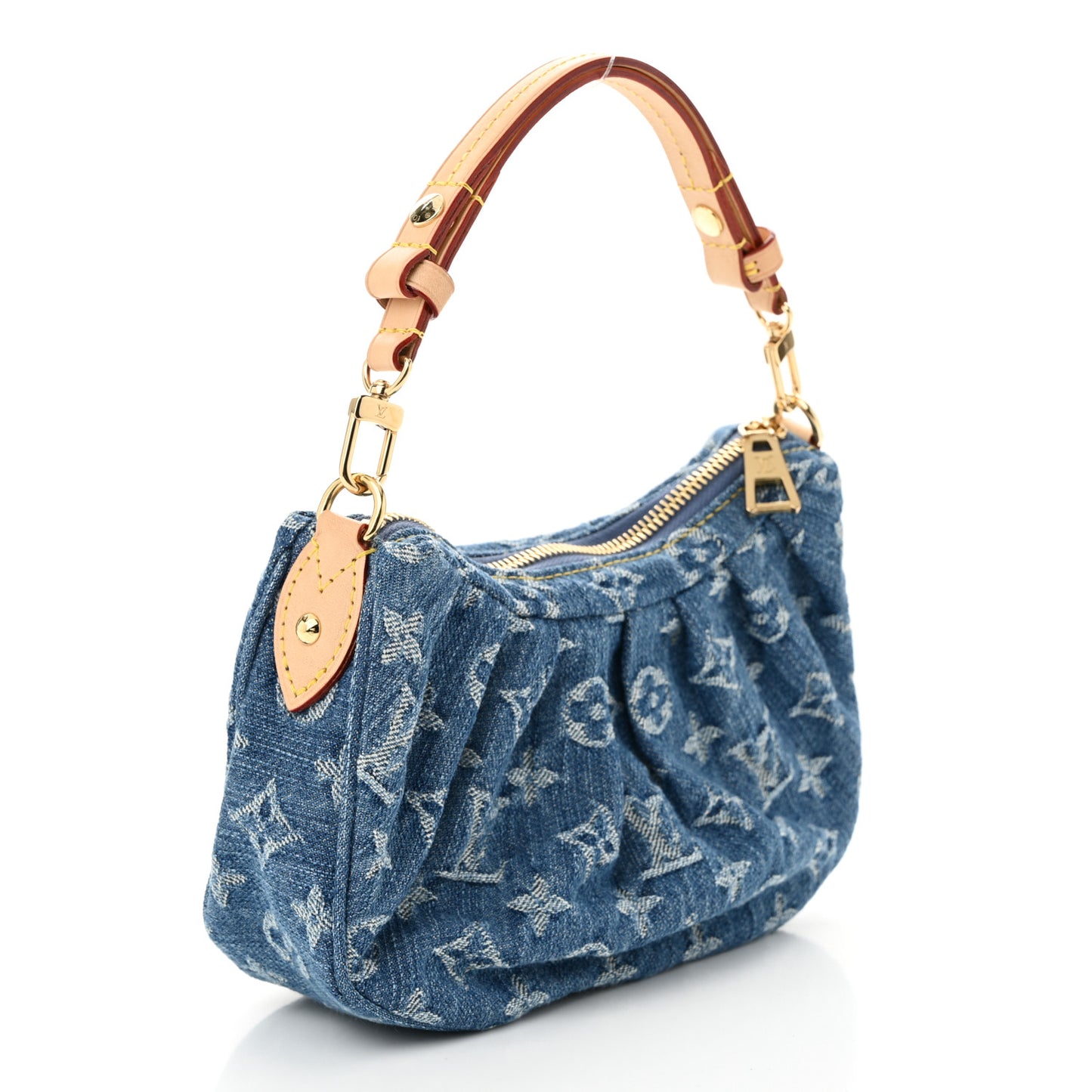 Monogram Denim Pochette Valley Blue