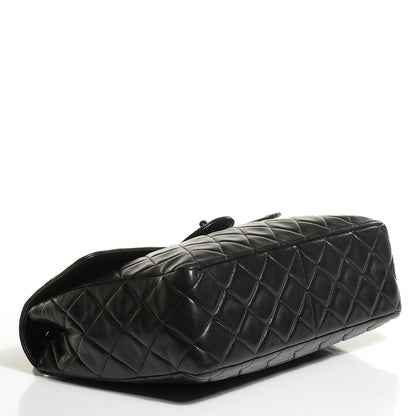 Chanel Lambskin Quilted Jumbo Single Flap So Black 4 of 11