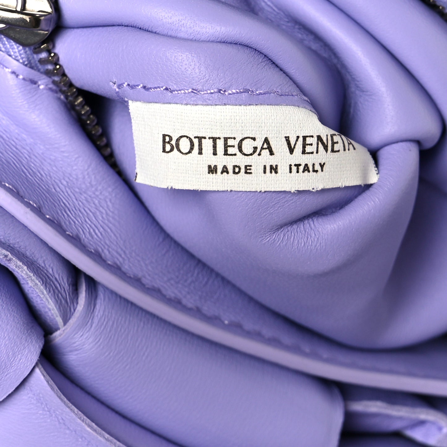 Nappa Maxi Intreccio Padded Cassette Crossbody Bag Wisteria