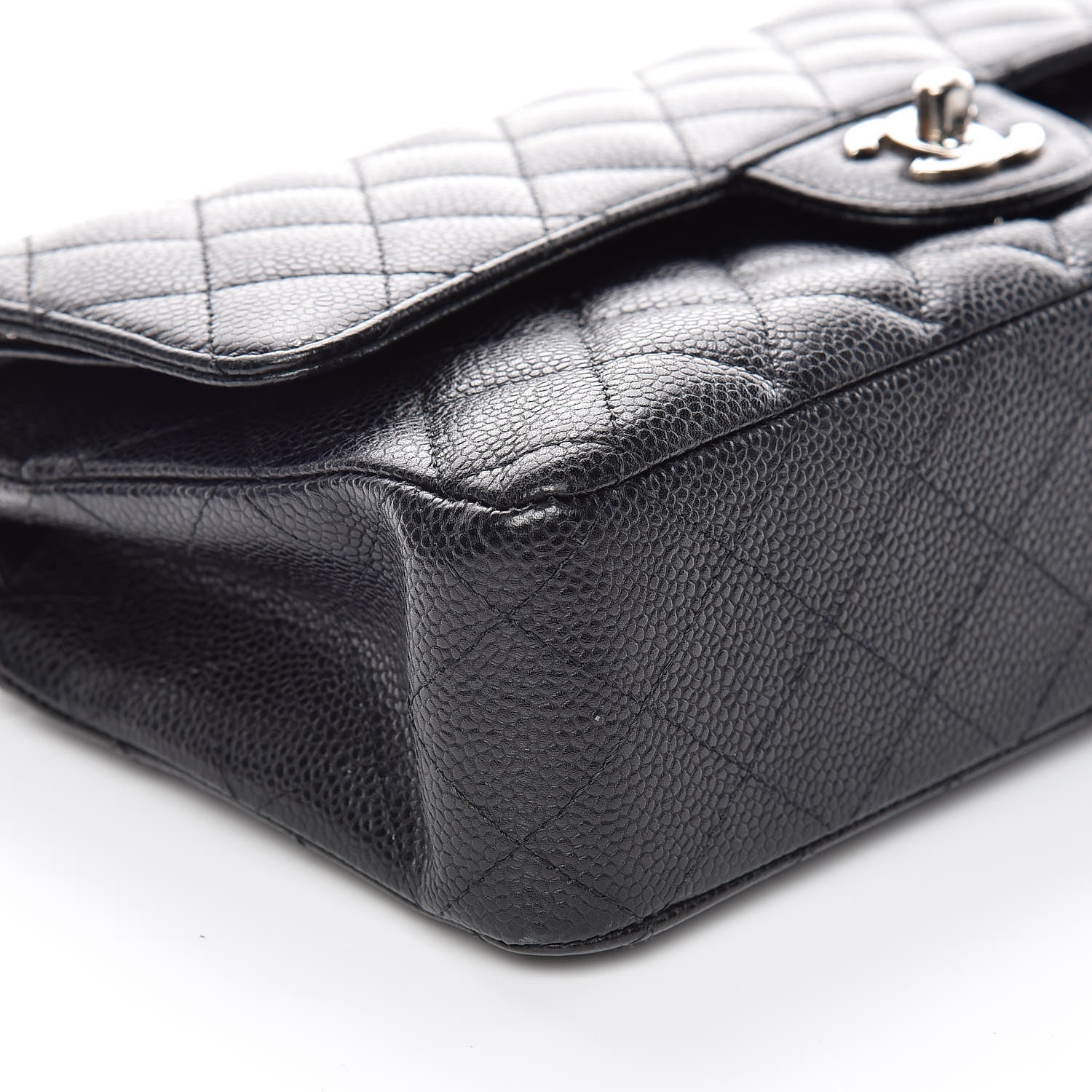 Chanel Caviar Quilted Medium Double Flap Black 5 of 10