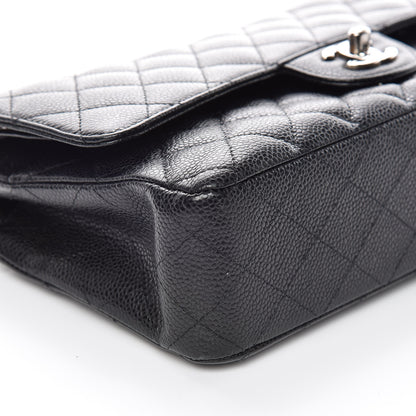 Chanel Caviar Quilted Medium Double Flap Black 5 of 10
