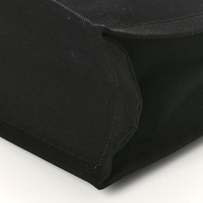Saint Laurent Linen Calfskin Rive Gauche Tote Black 8 of 8
