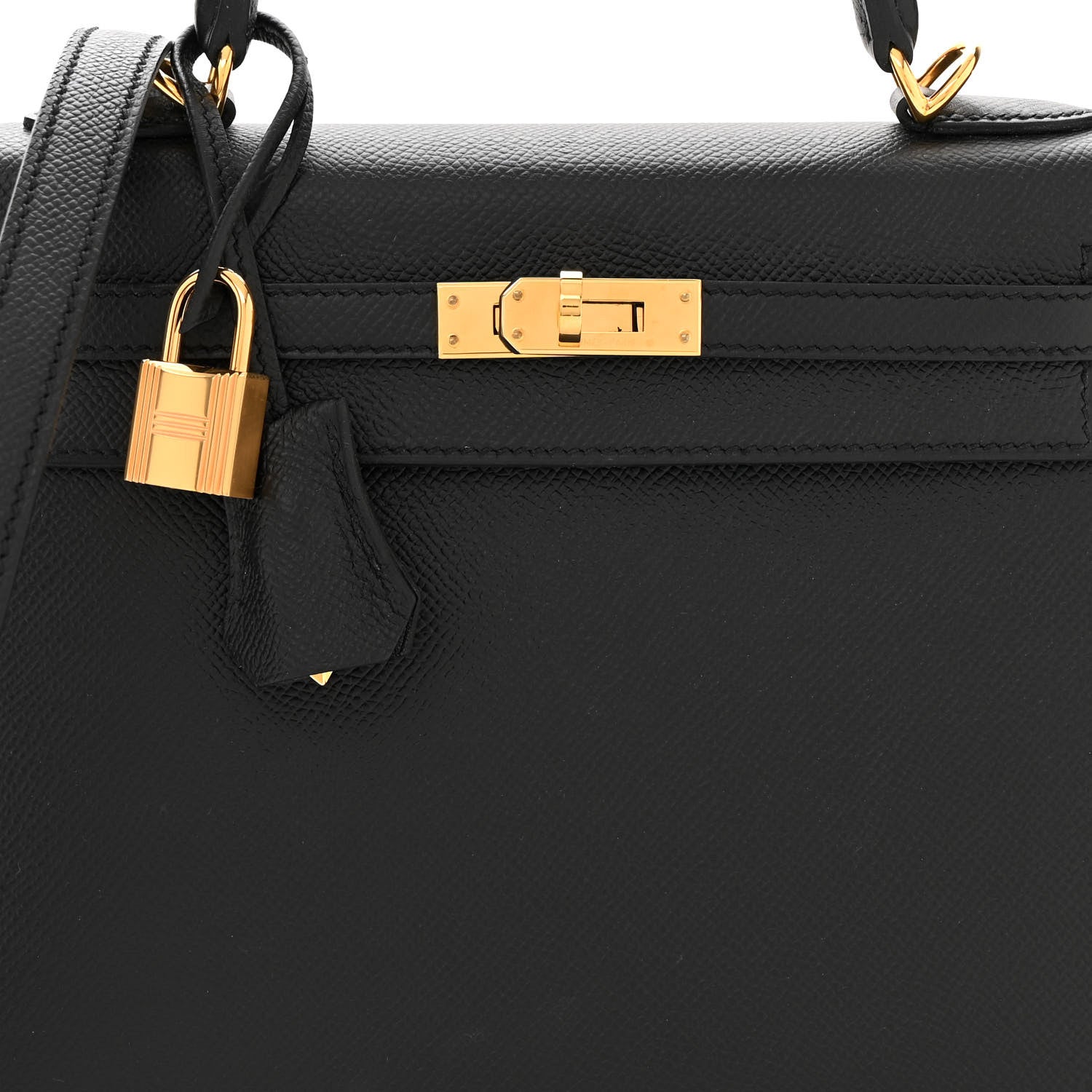 Hermes Epsom Kelly Sellier 25 Black 8 of 11