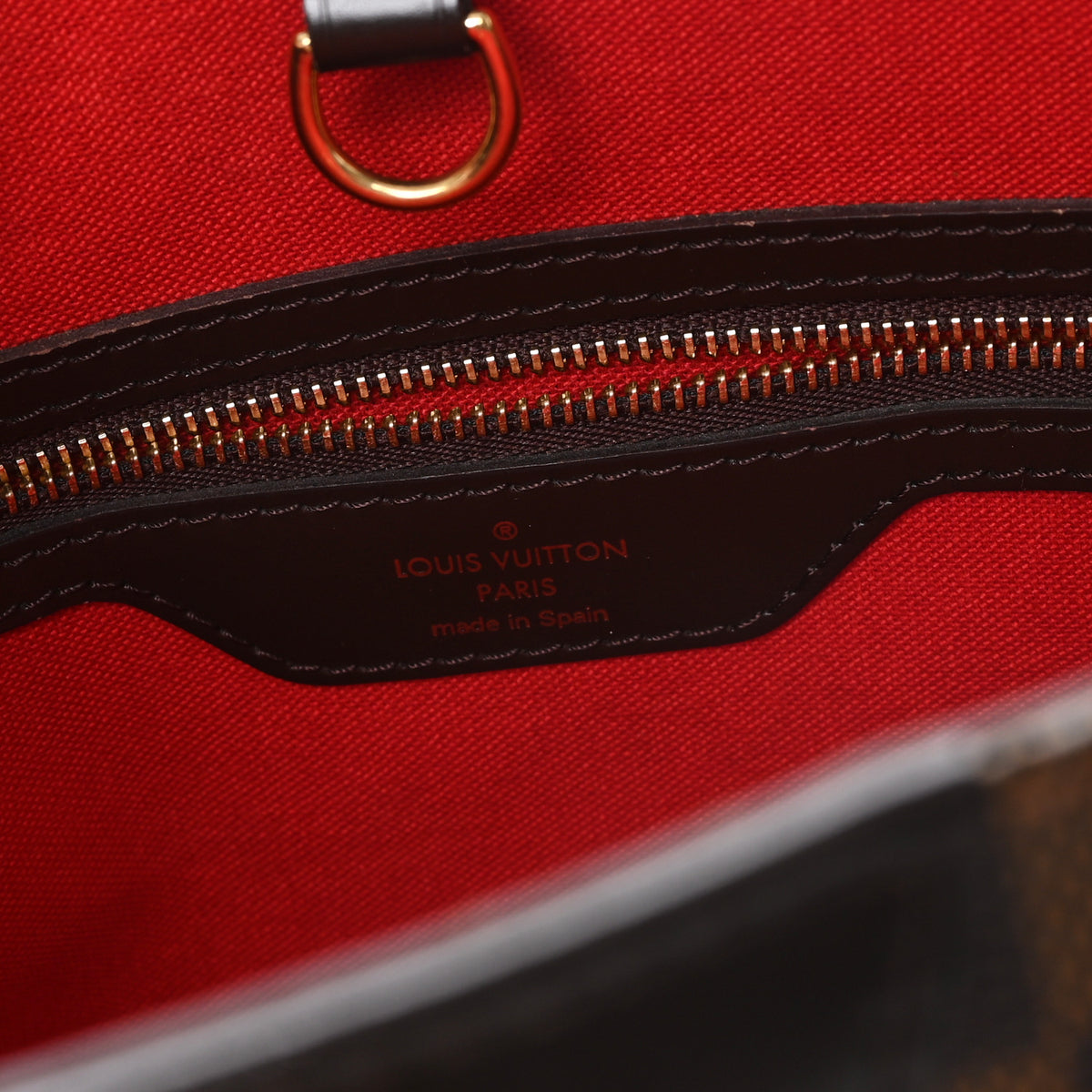 Louis Vuitton Damier Ebene Cabas Rivington 6 of 9