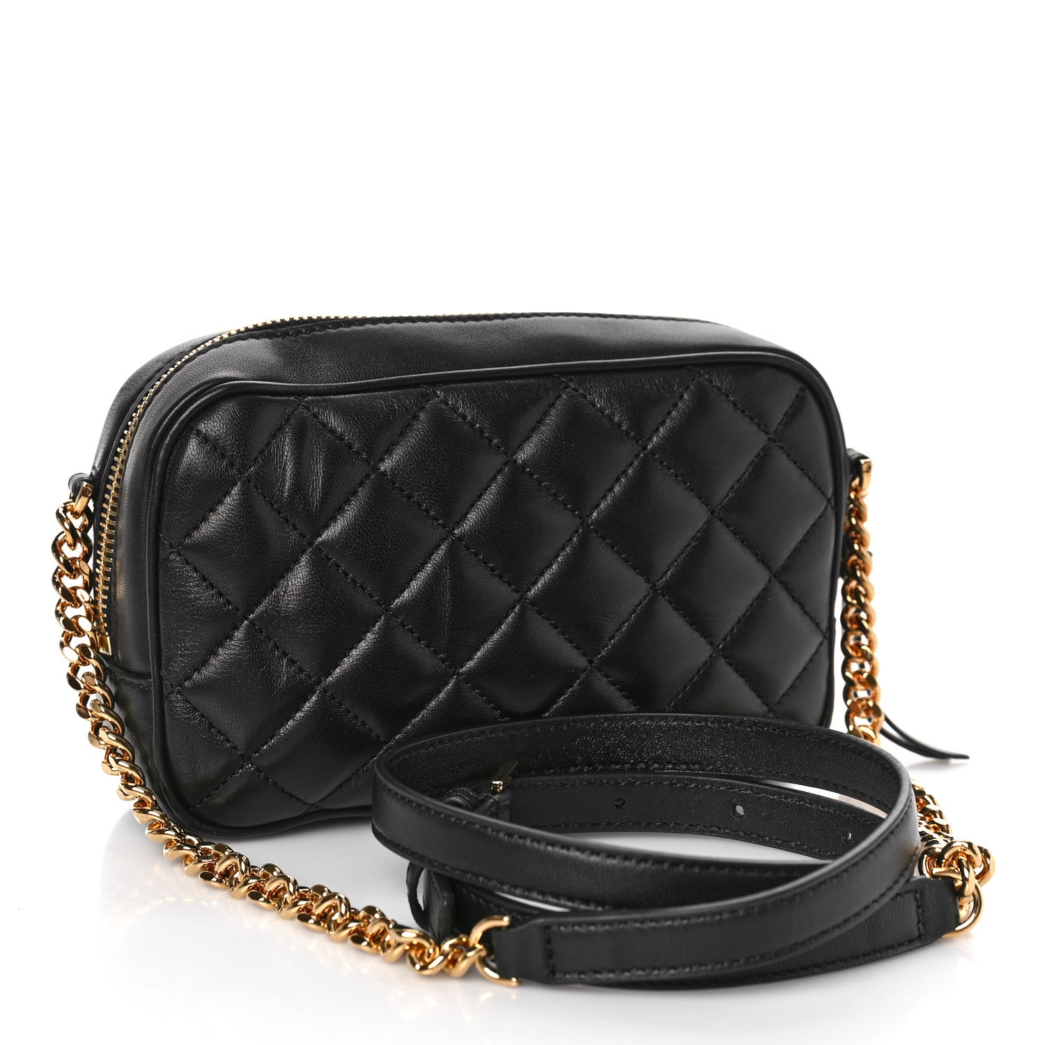 Versace Nappa Quilted Medusa Camera Bag Black 4 of 9
