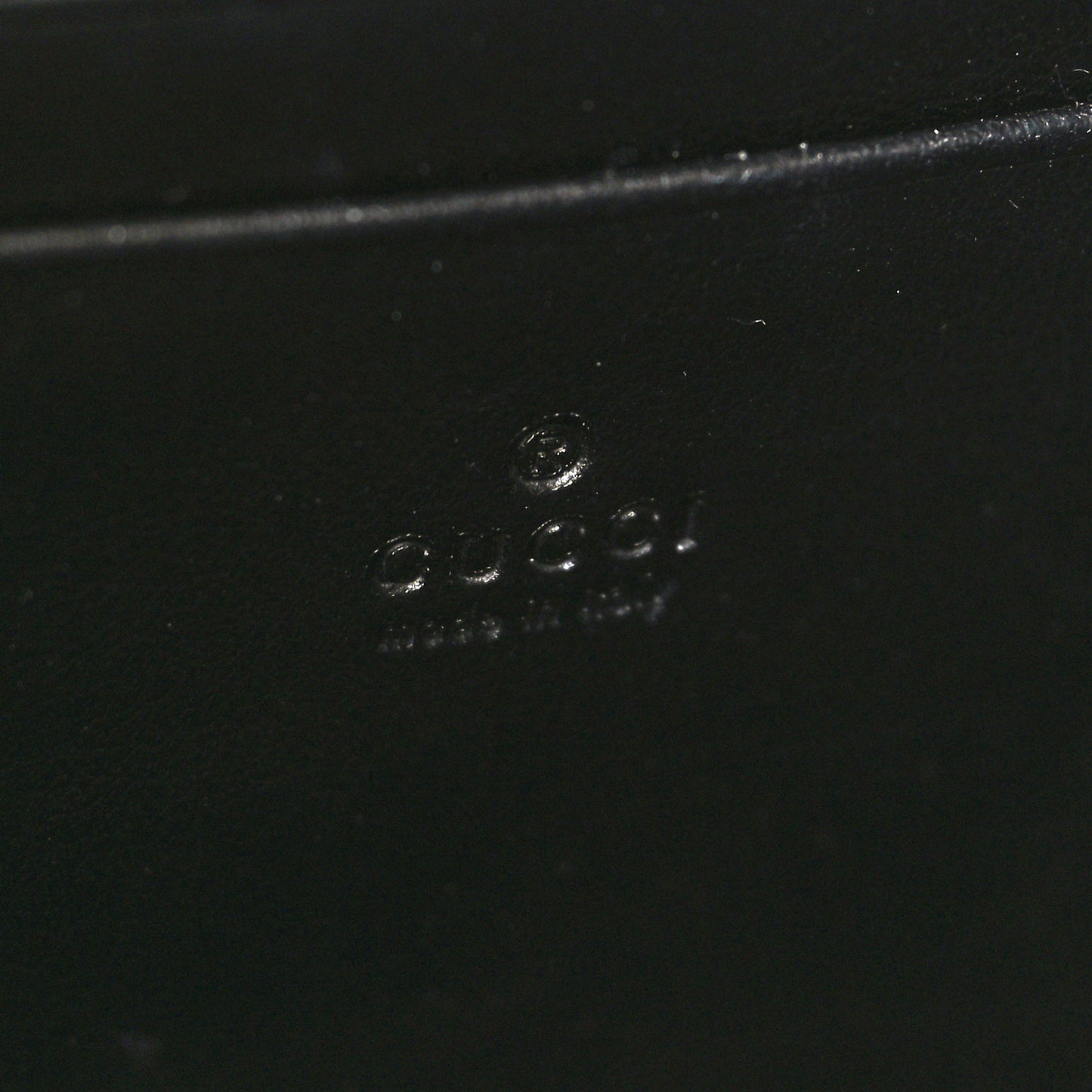 Calfskin Matelasse GG Marmont Chain Wallet Black