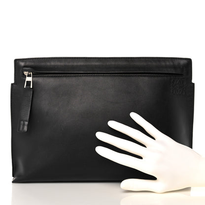 Loewe Calfskin T Pouch Black 2 of 14