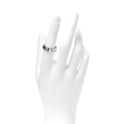 Cartier 18K White Gold 5.5mm LOVE Ring 56 7.5 2 of 4