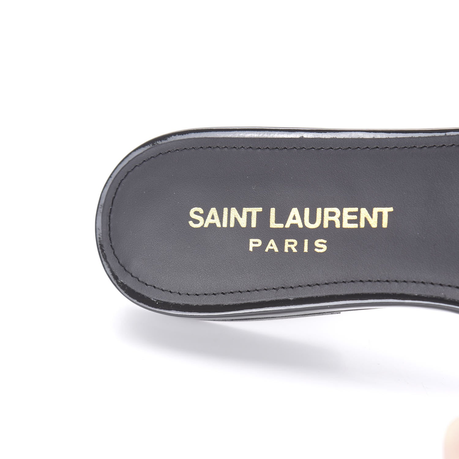 Saint Laurent Vitello Vernice Nu Pied 05 Sandal 36 Fog 7 of 10