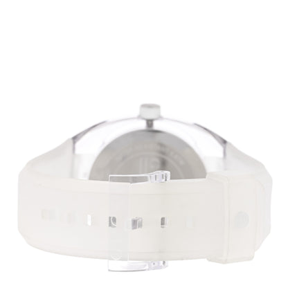 Gucci Stainless Steel Rubber 46mm Sync Web Quartz Watch White 3 of 4