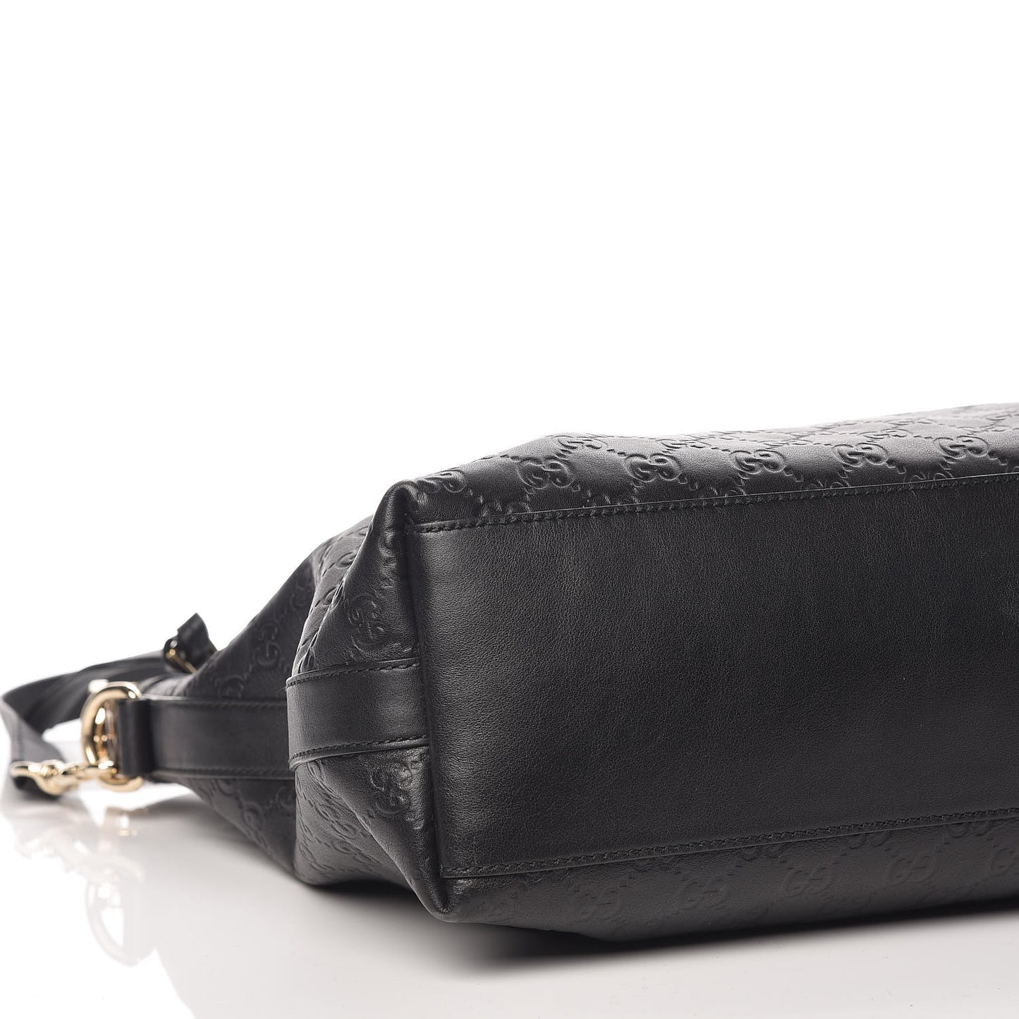 Guccissima Small Miss GG Hobo Black