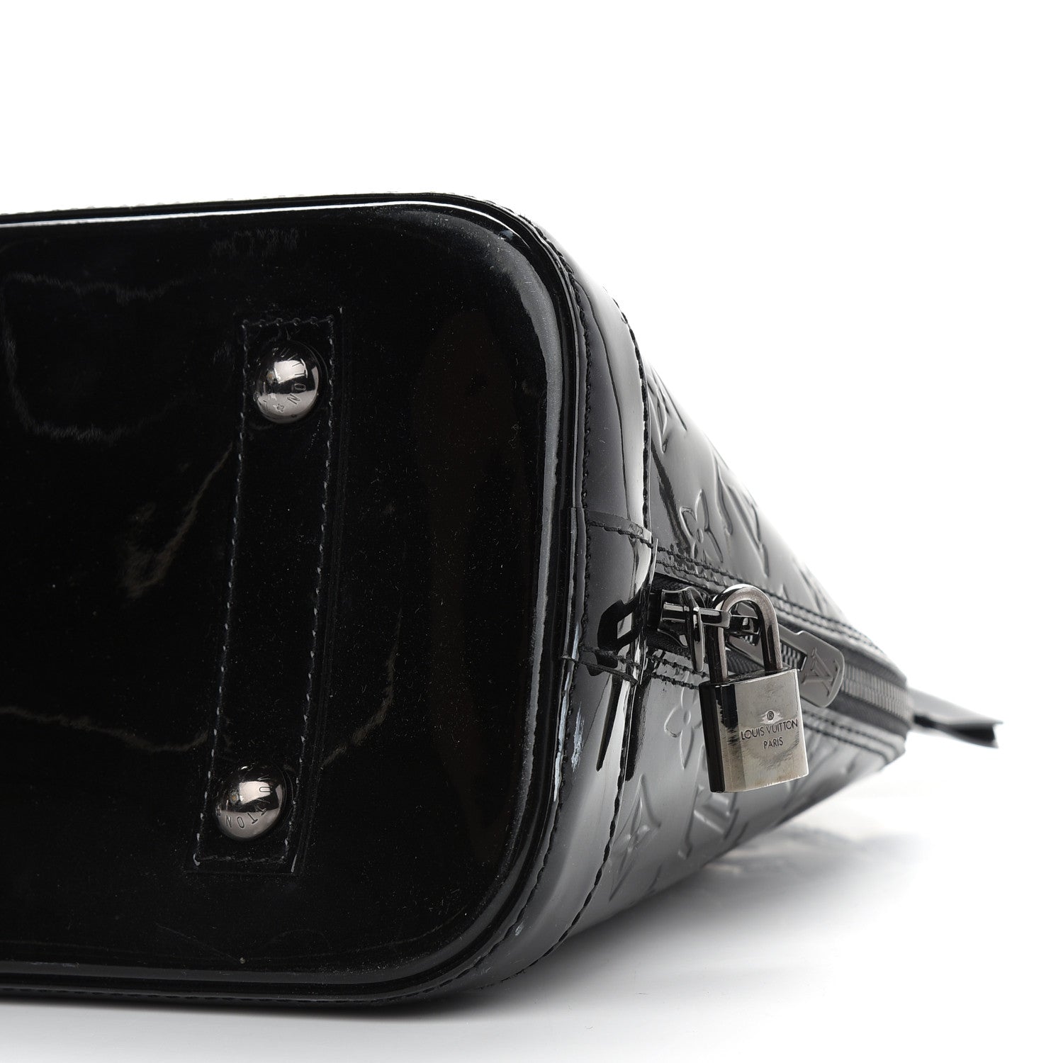 Louis Vuitton Vernis Alma PM Noir Magnetique 8 of 9