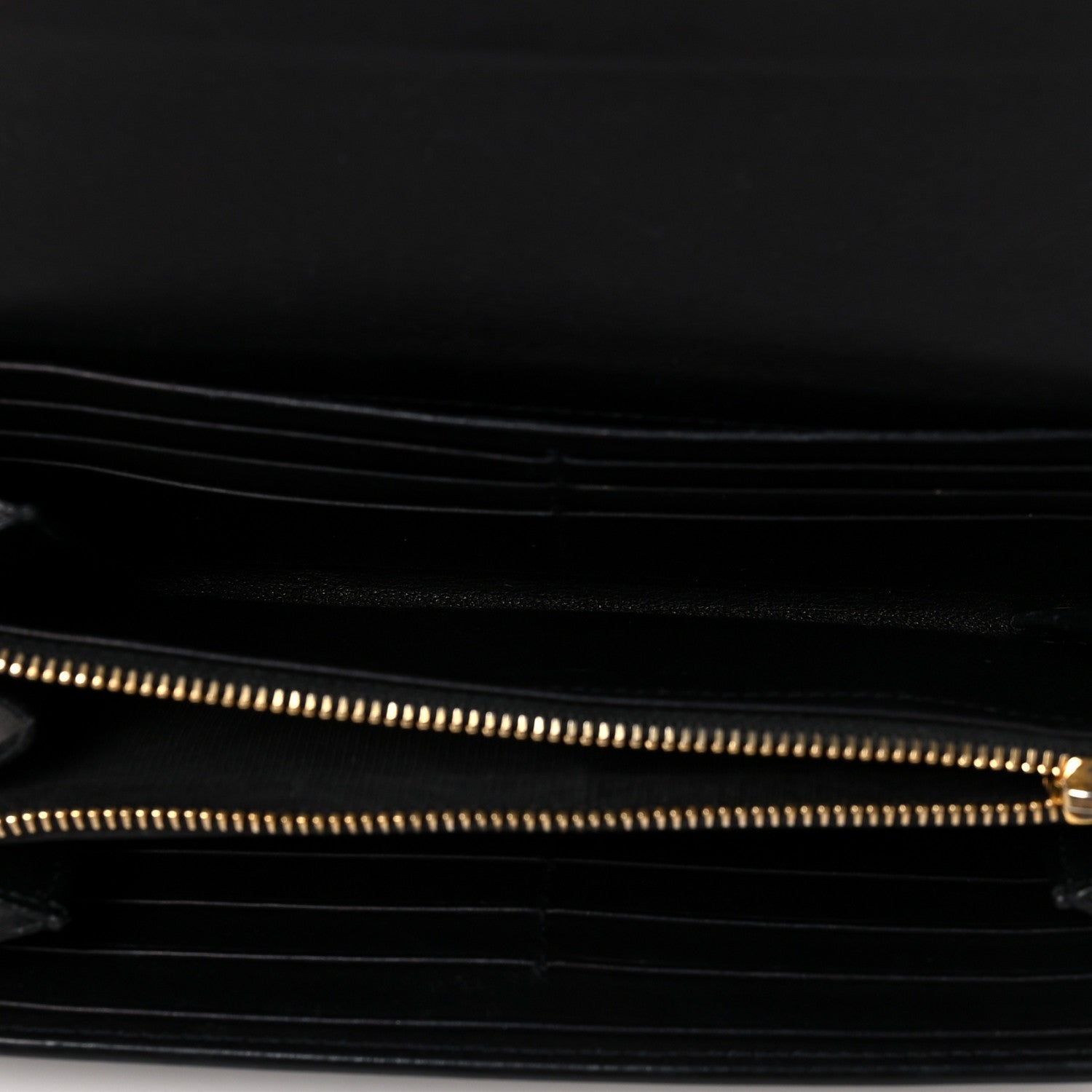 Saint Laurent Calfskin Monogram Large Flap Wallet Black 5 of 11