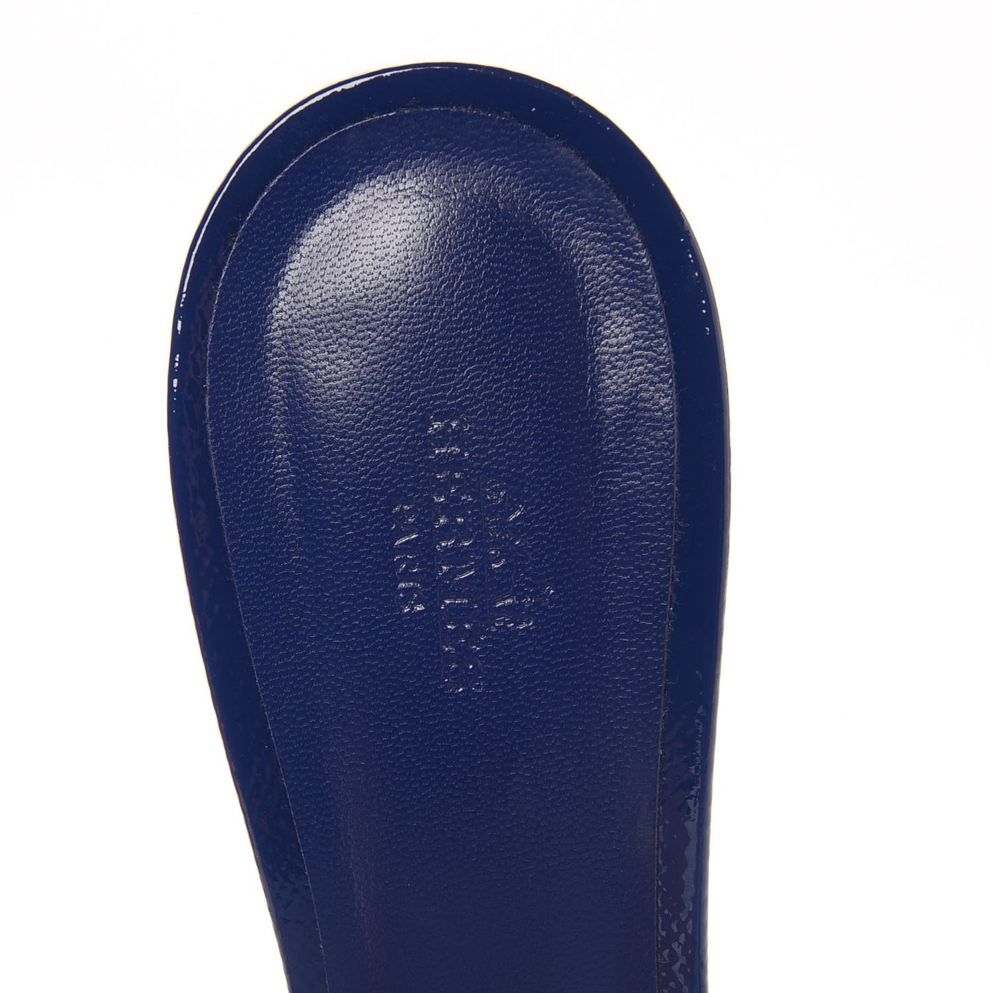 Patent Epsom Oasis Sandals 40 Bleu Saphir