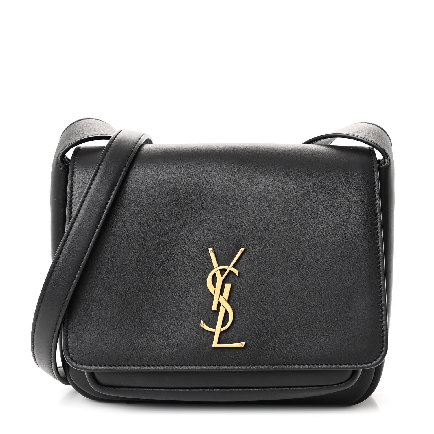 Saint Laurent Grained Calfskin Monogram Niki Satchel Black 1 of 11