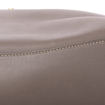 Prada City Calfskin Foldover Pushlock Top Handle Satchel Argilla 18 of 22