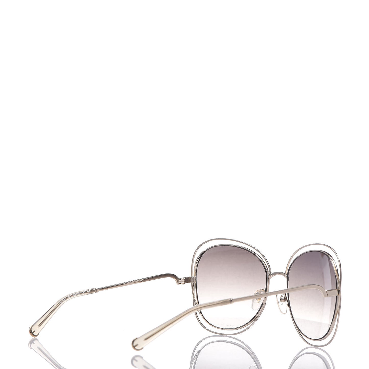 Oversize Round Carlina Sunglasses CE119S Grey