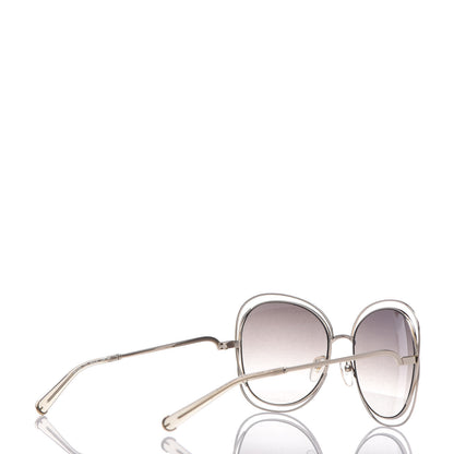 Chloe Oversize Round Carlina Sunglasses CE119S Grey 4 of 7