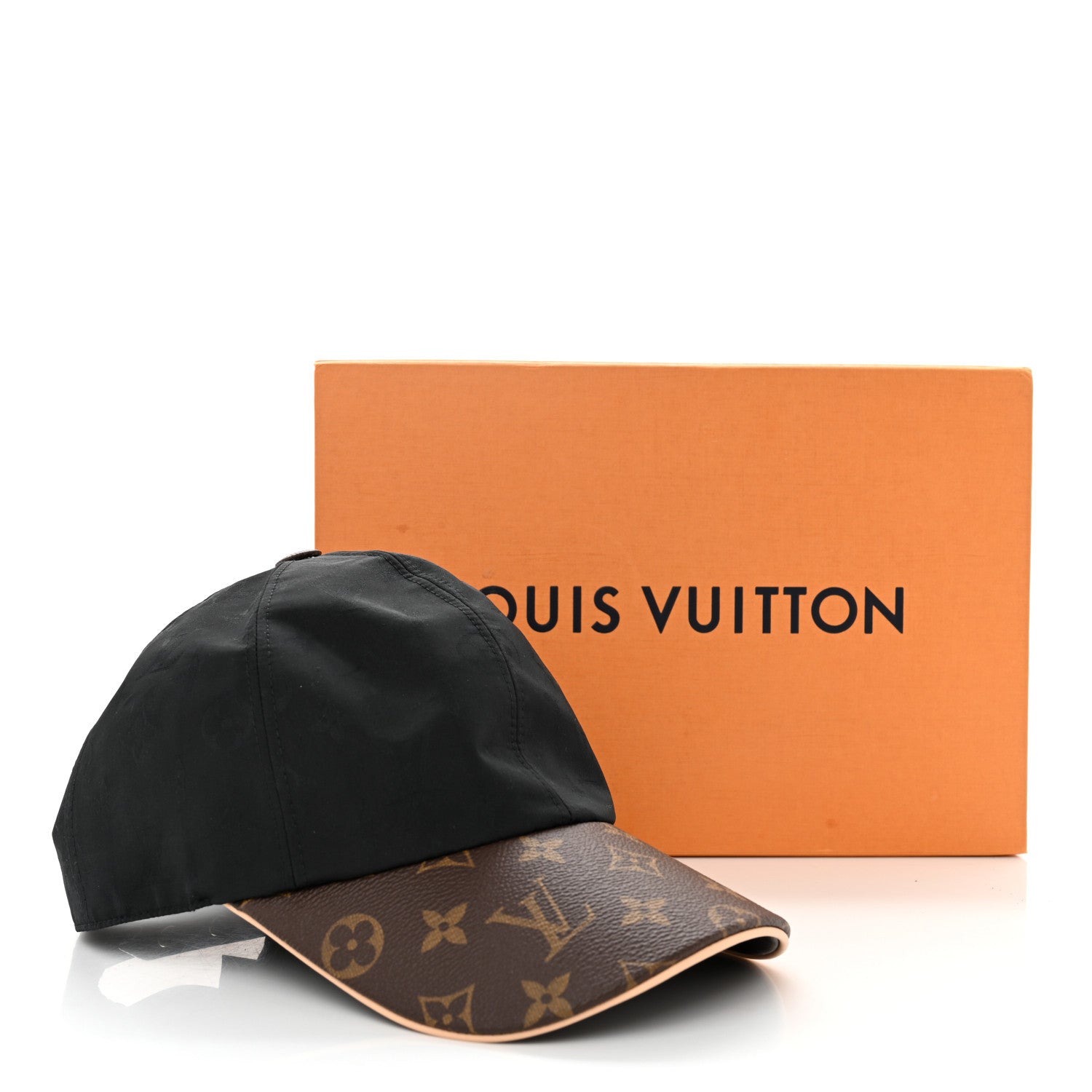 Louis Vuitton Polyester Silk Monogram LV Get Ready Cap M Black 10 of 10