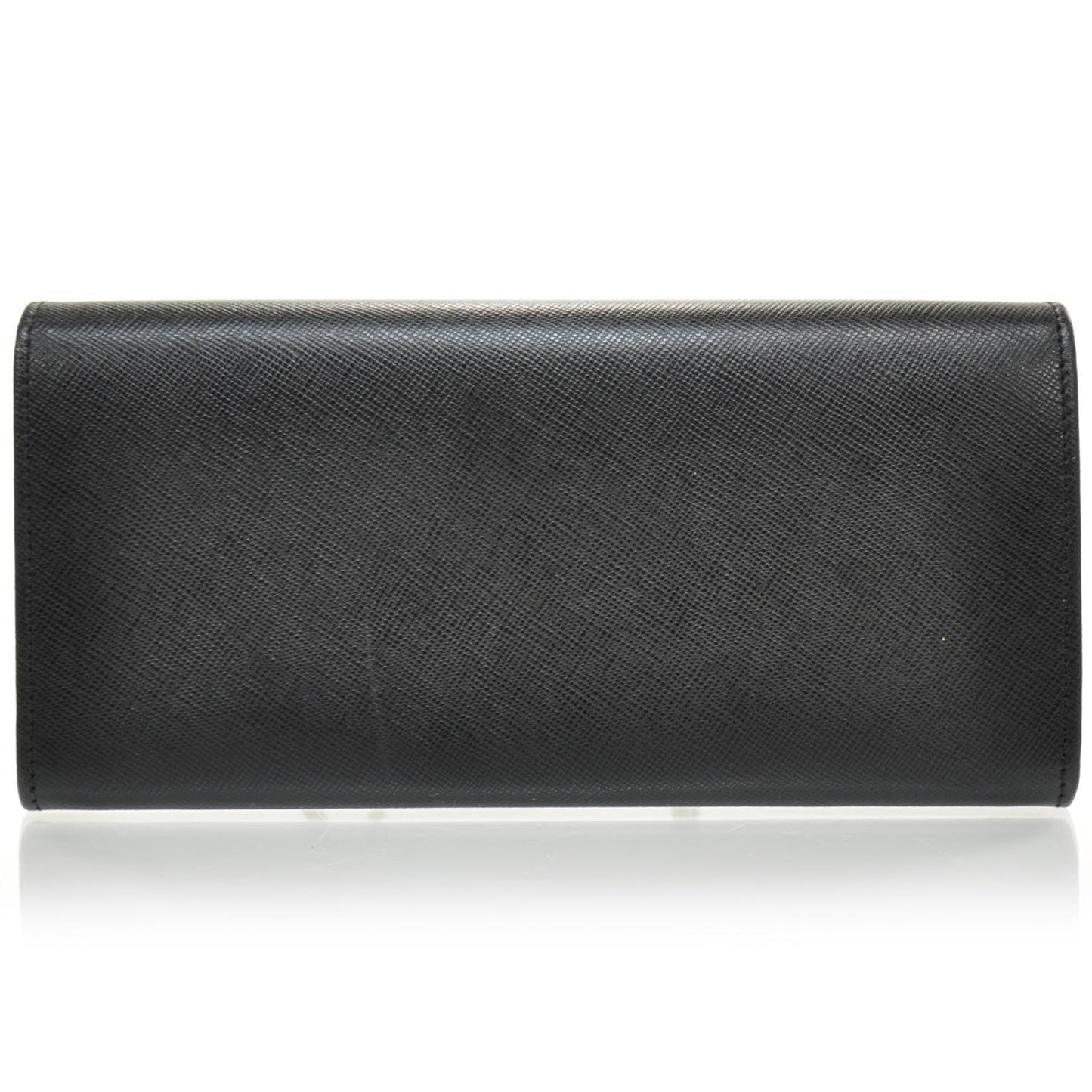 Saffiano Continental Wallet Black