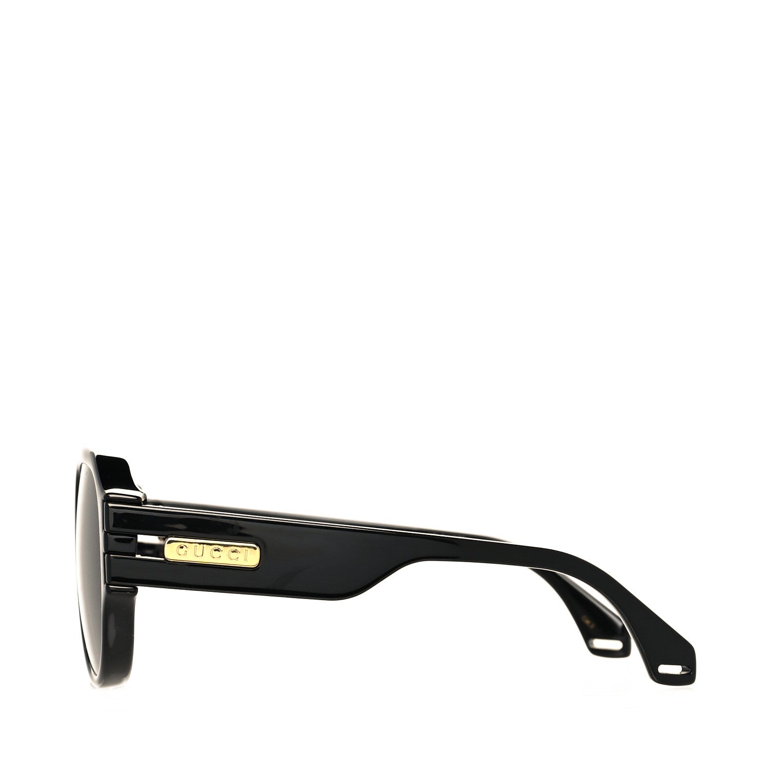 Gucci Acetate Aviator Sunglasses GG0665S Black 3 of 10