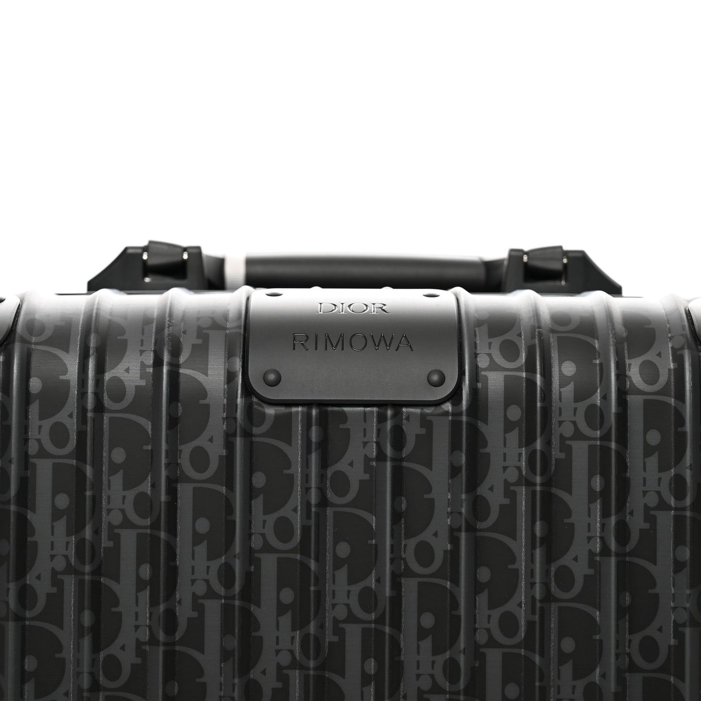 X RIMOWA Aluminum Gradient Cabin Luggage Black Multi