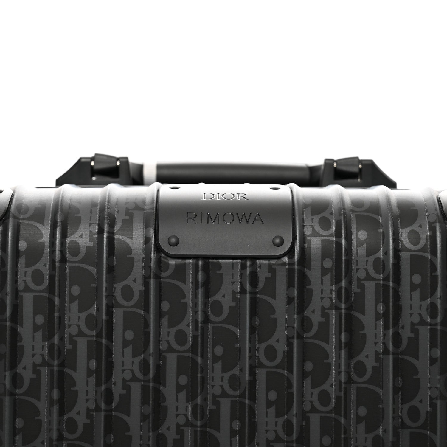 Christian Dior X RIMOWA Aluminum Gradient Cabin Luggage Black Multi 5 of 12