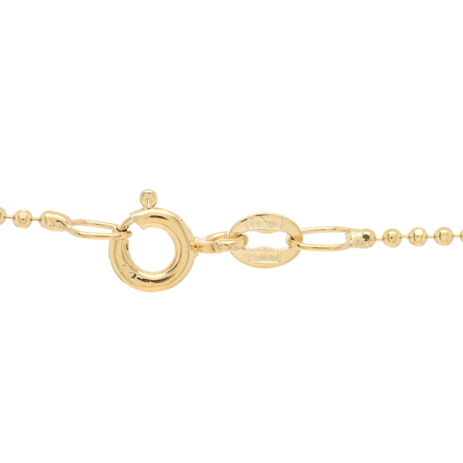 Jennifer Meyer 18K Yellow Gold Small Leaf Necklace 4 of 4