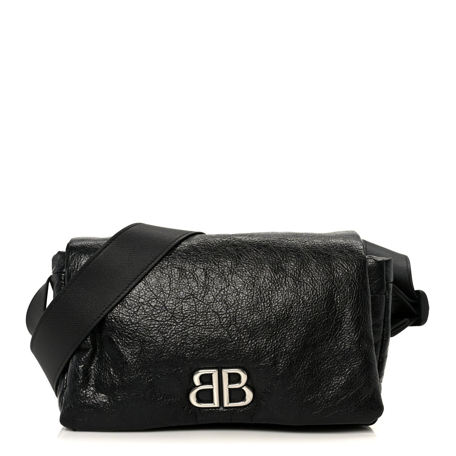 Balenciaga Arena Calfskin Small Monaco Flap Bag Black 1 of 10