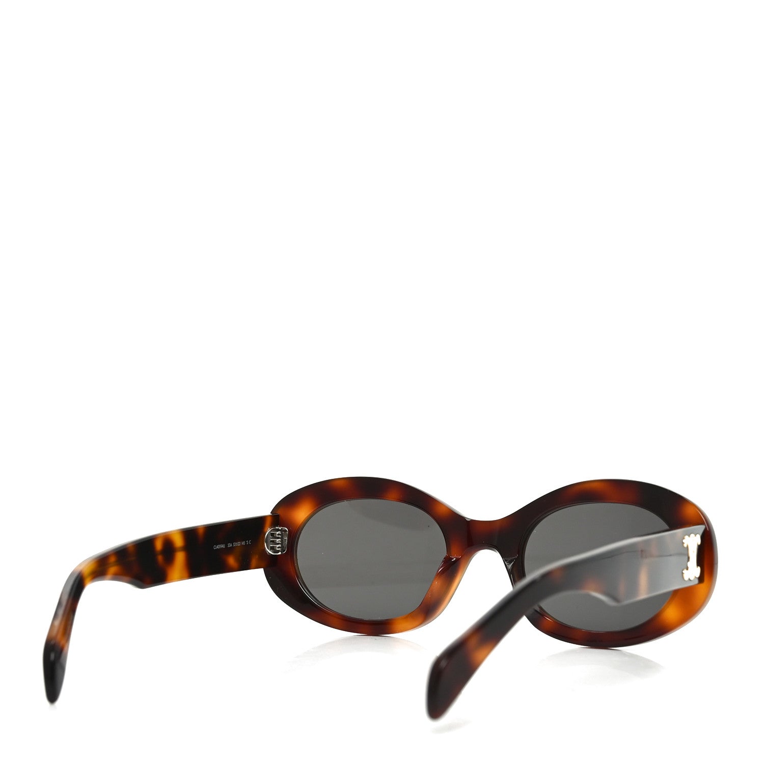 Celine Acetate Triomphe 01 Sunglasses CL 40194U Tortoise 4 of 7